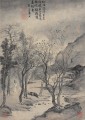 Reclusa Tang yin en chino antiguo de montaña